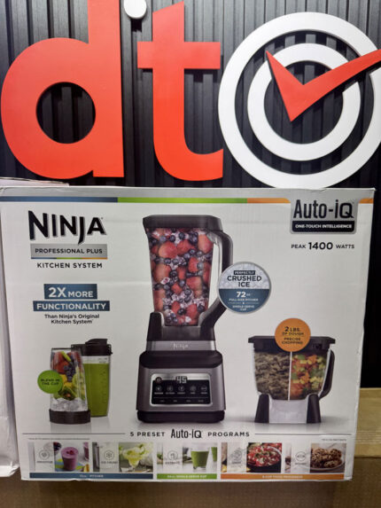 🥤 Licuadora Ninja BN801 Professional Plus con Auto-iQ – Kitchen Syatem 3 en 1